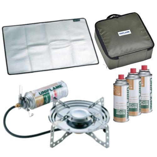 UNFLAME テーブルトップバーナー US-DII ガスボンベセット UNIFLAME US-DⅡ テーブルトップバーナー
