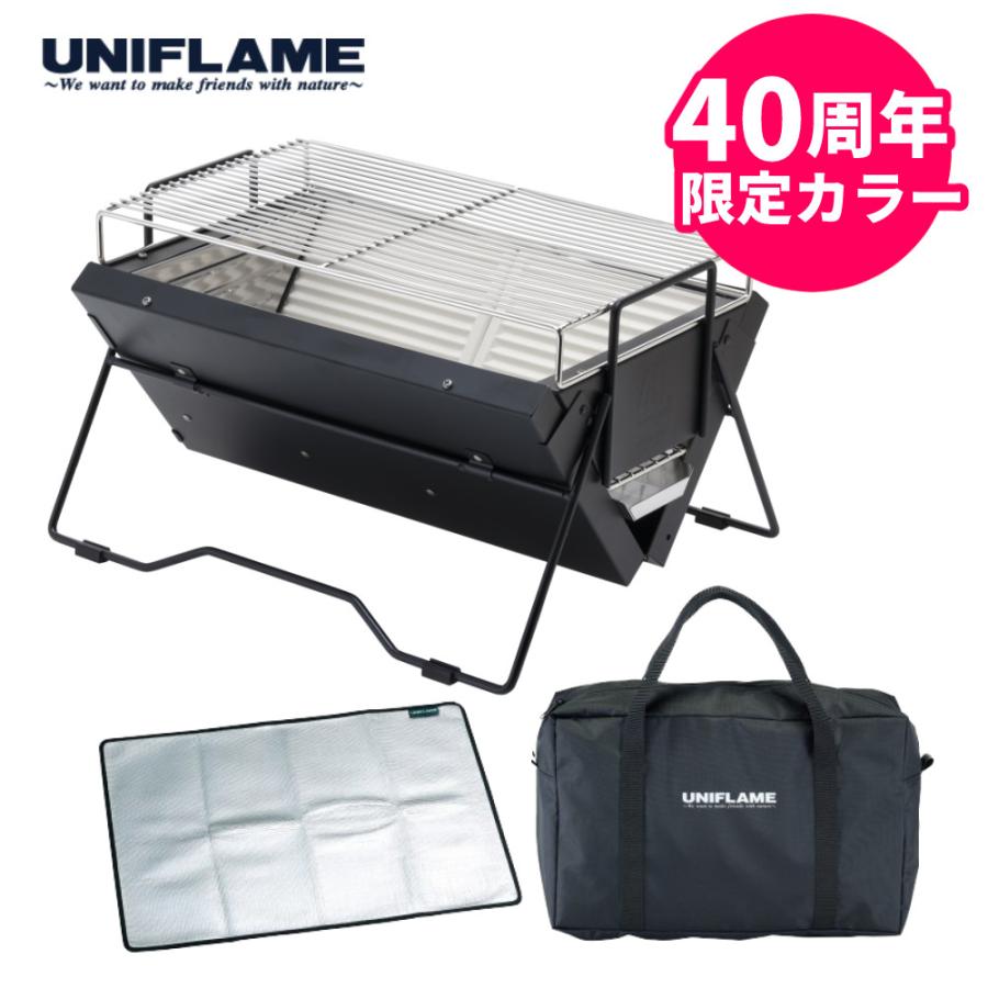 UNIFLAME UNICERA TG-III blackユニフレーム UNIFLAME（ユニフレーム） ユニセラTG-III ブラック 耐熱マット