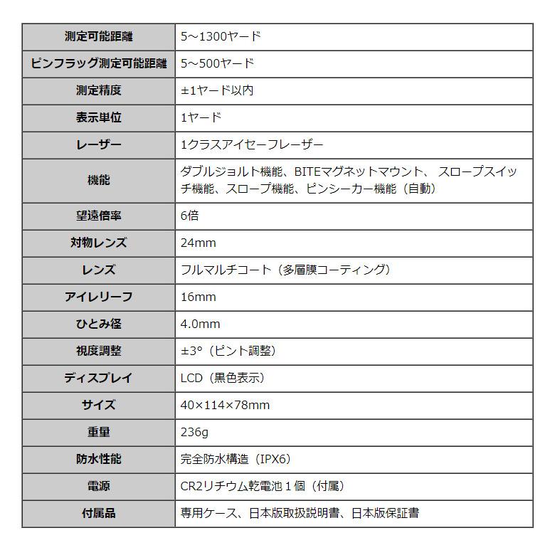 ゴルフ 距離計 レーザー距離計 ブッシュネル ピンシーカー ツアーV6シフトジョルト ボール付き 距離計測器 防水 IPX6 Bushnell PINSEEKER TOUR V6 SHIFT JOLTの画像