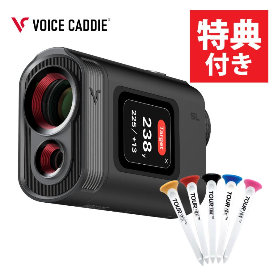 VOICE CADDIE（ボイスキャディ） SL mini The Black ティー付き ゴルフ