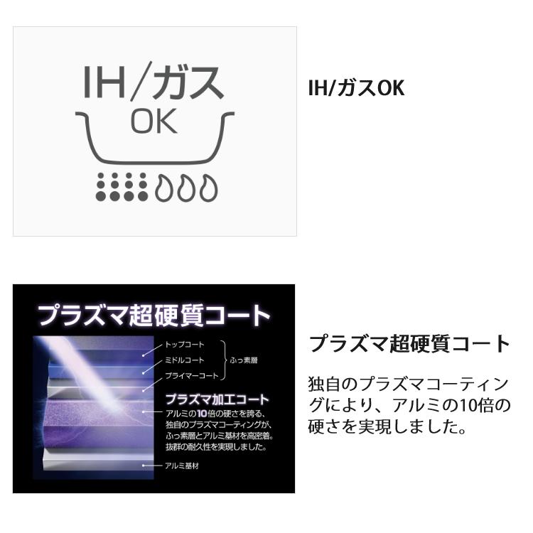 （スポンジ・フタ付）サーモス プラズマ超硬質コート フライパン 26cm＆28cm＆炒め鍋28cm セット（KFC-026＆KFC-028＆KFC-028D＆KLD-001）MDB（ラッピング不可）｜homeshop｜05