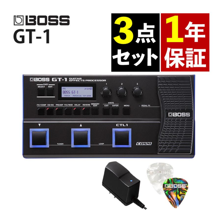BOSS GT-1 マルチエフェクター 大人気】初心者にもおすすめの最強小型
