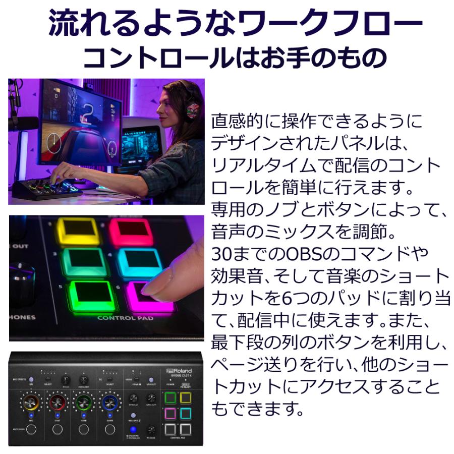 ローランド Roland ゲーミングミキサー BRIDGE CAST X ローランド Roland ゲーミングミキサー BRIDGE CAST X