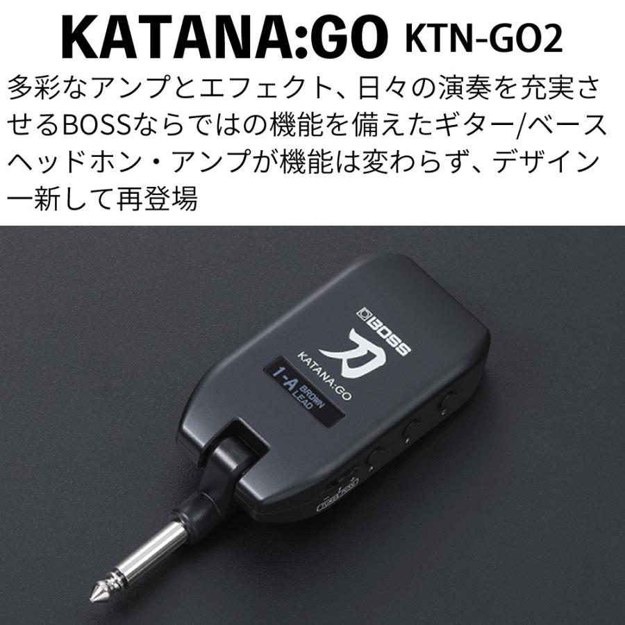 【音出し確認のみ】BOSS ボス KATANA-GO2 + 専用ケース BOSS（ボス） BOSS KATANA:GO2 専用ポーチ CB-KTNGO カスタムトライ