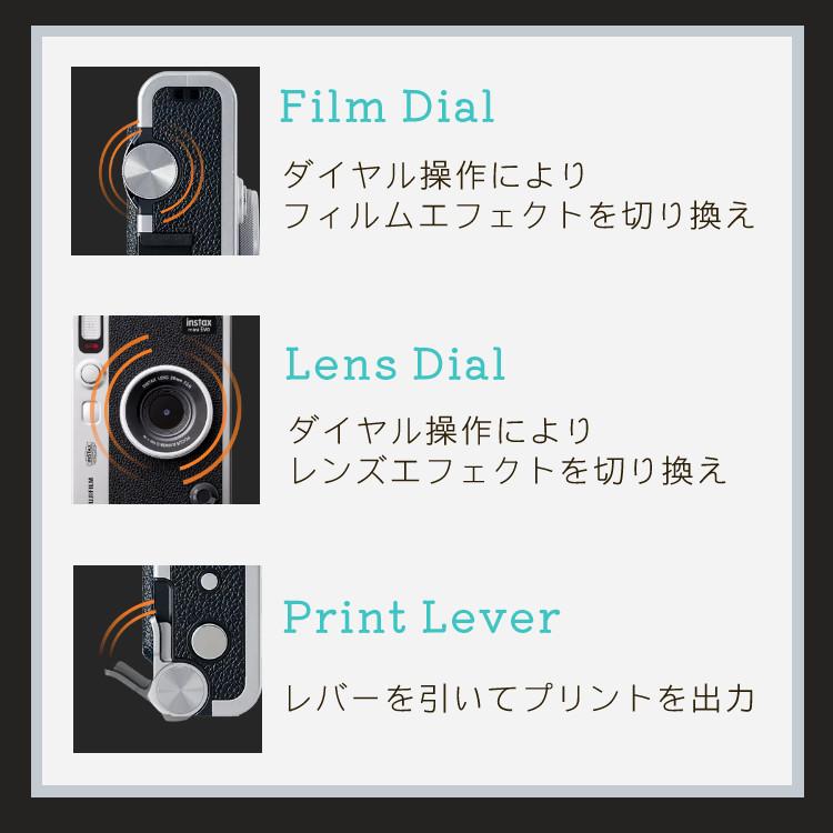 FUJIFILM 富士フイルム チェキ instax mini Evo ブラック イン FUJIFILM 富士フイルム チェキ instax mini Evo ブラック イン