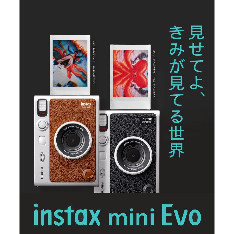 富士フイルム チェキ instax mini Evo ハイブリット インスタントカメラ 5点セット｜homeshop｜02