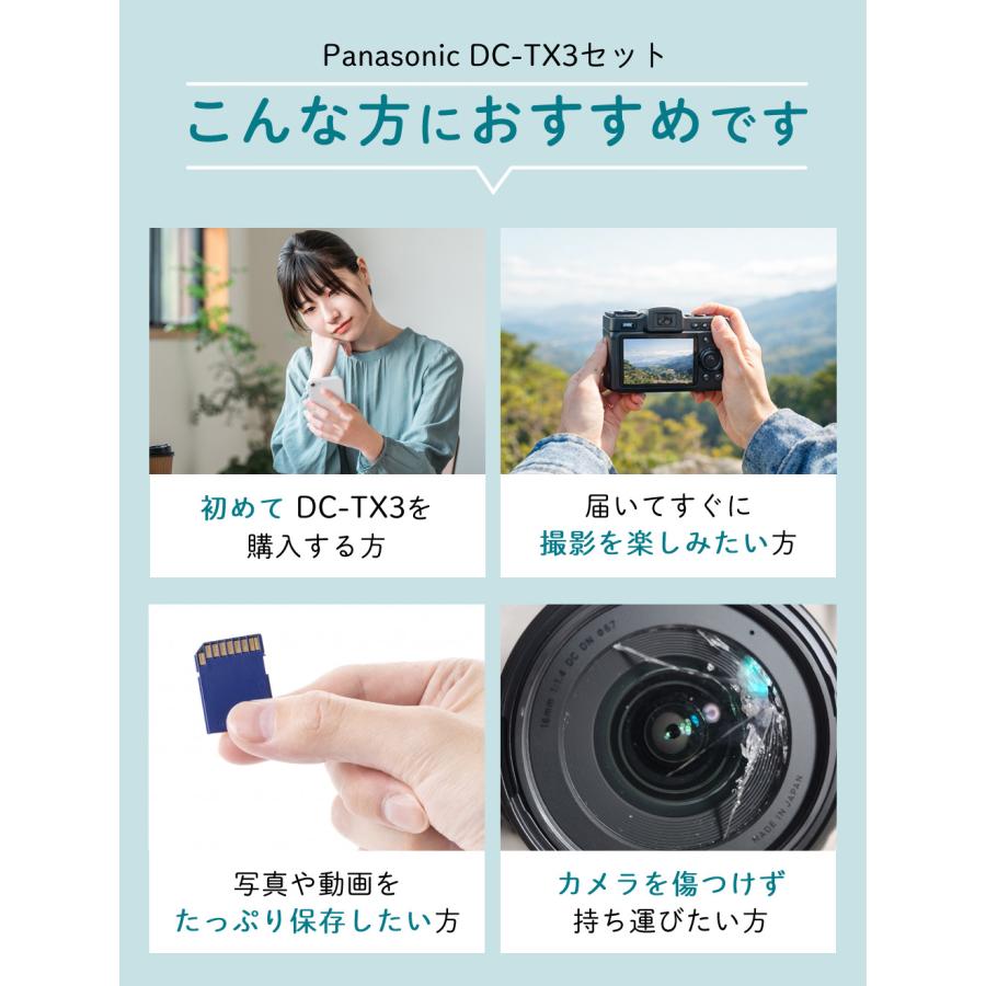 Panasonic（パナソニック） デジタルカメラ DC-TX3 コンパクト 光学15