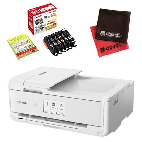美品】Canon TR9530 プリンター キヤノン A3対応複合機 ホワイト