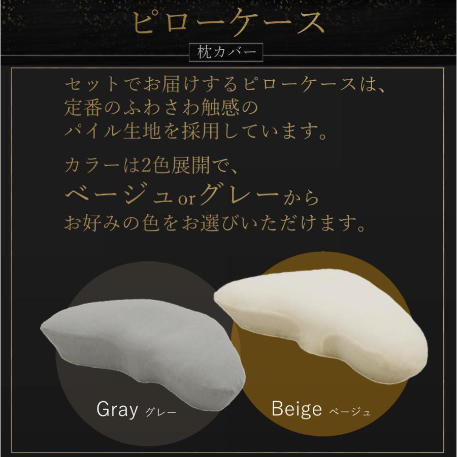 富士ベッド 横向き寝枕 YOKONEGU ヨコネグ ＆ 鼻呼吸テープ ＆ あずきのチカラ ＆ 枕カバー付き 4点セット（ラッピング不可）_12