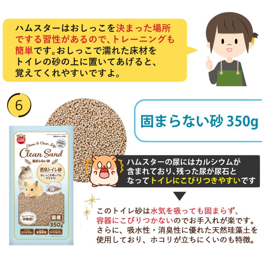 マルカン クリーンケージ 460 ＋ ハムスター 飼育 用品付き 15点セット