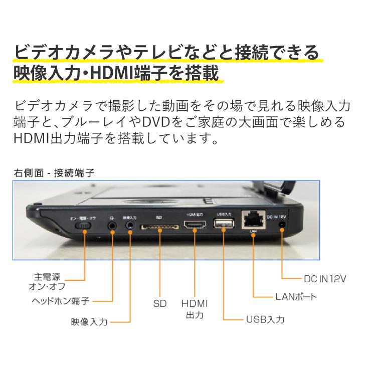 GREEN HOUSE（グリーンハウス） ブルーレイプレーヤー 11.6型