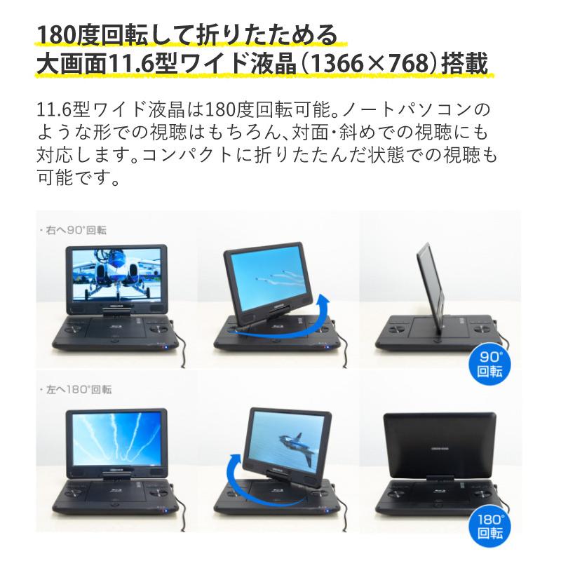 GREEN HOUSE（グリーンハウス） ブルーレイプレーヤー 11.6型