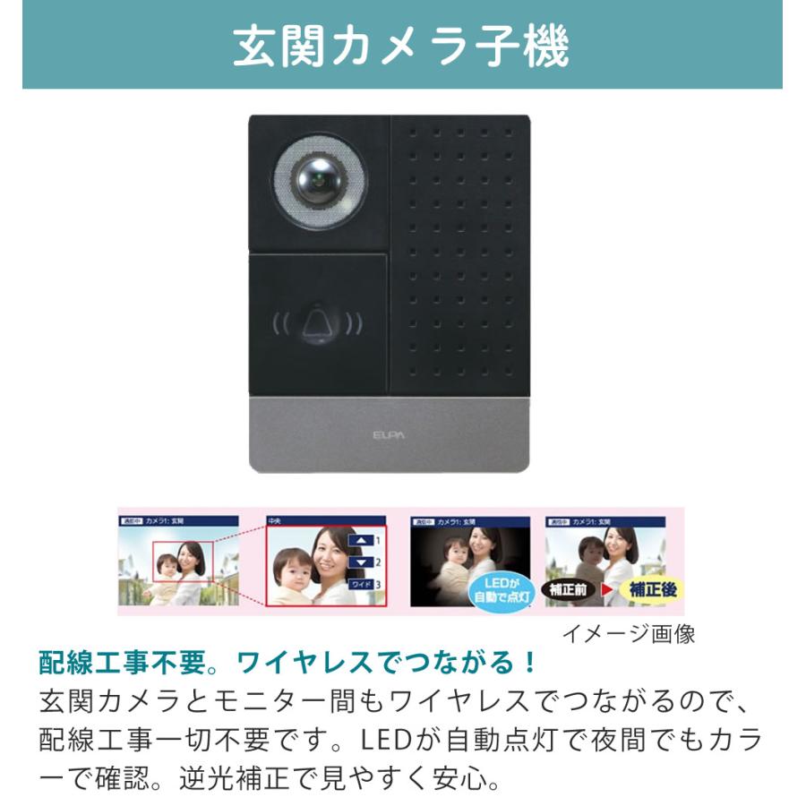 ELPA（エルパ） (配線工事不要：子機1台追加セット) ワイヤレステレビ