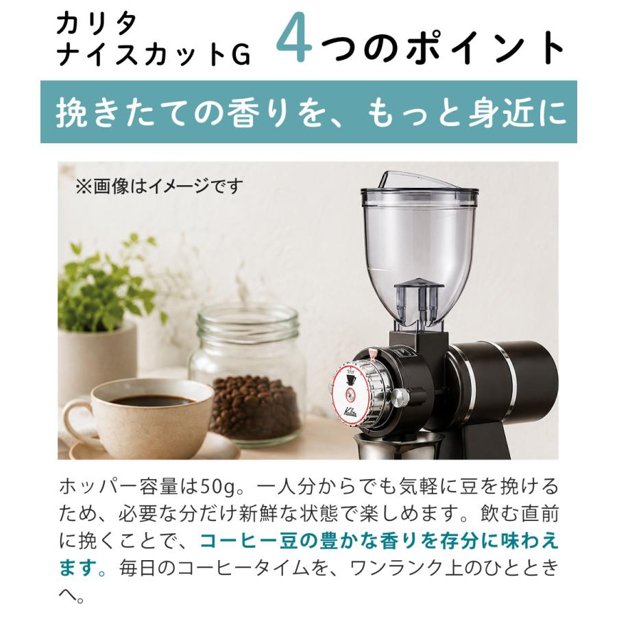 Kalita（カリタ） コーヒーミル ナイスカットG コーヒーミル 電動 電動