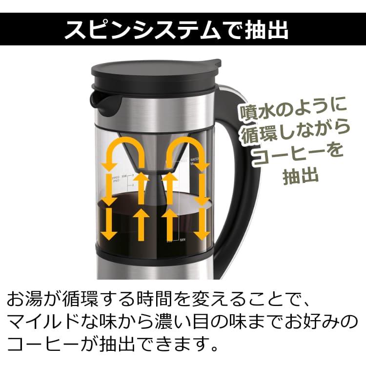 クイジナート ファウンテン コーヒーメーカー FCC-1KJ ＆ 森彦 コーヒー粉（ラッピング不可）｜homeshop｜05