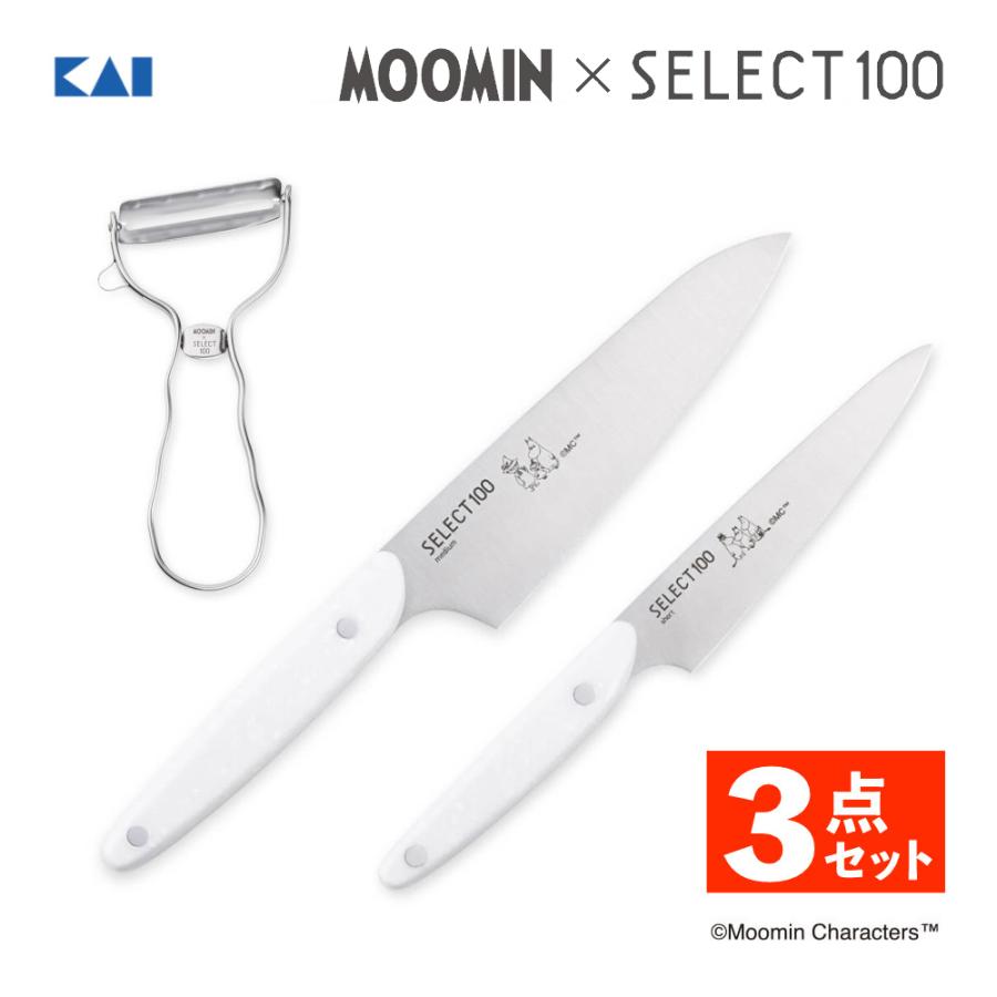 新品 貝印 MOOMIN ムーミン キッチンナイフ パン切り包丁