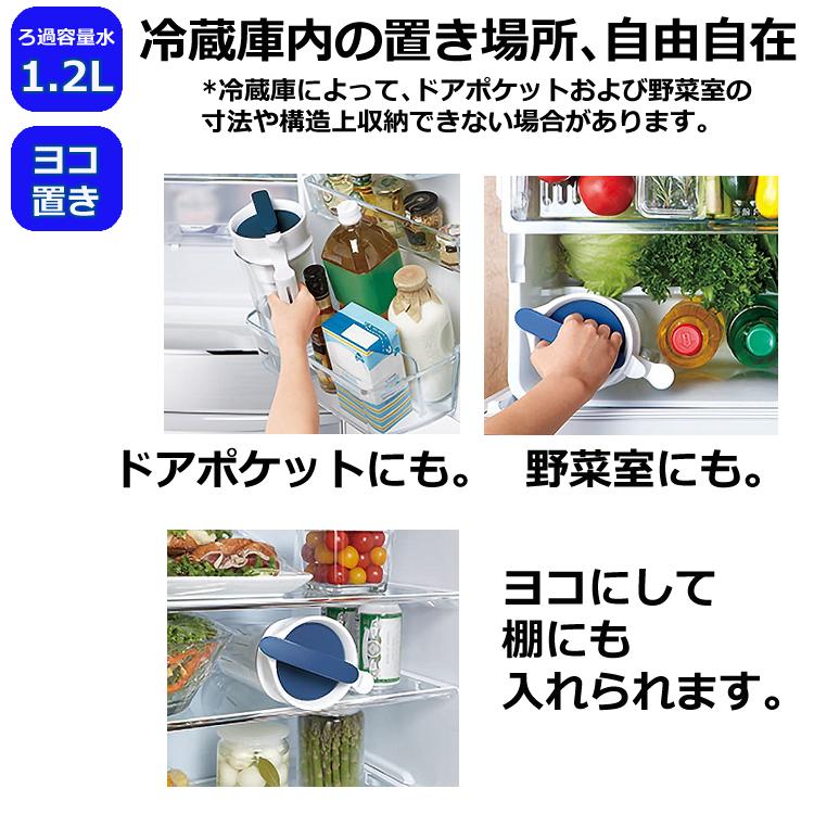 TORAY 東レ トレビーノ ポット型 浄水器 高除去タイプ 1.2L TORAY 東レ トレビーノ ポット型 浄水器 高除去タイプ 1.2L