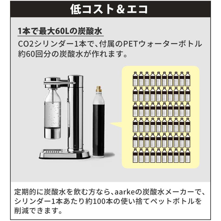 aarke（アールケ） 炭酸水メーカー カーボネーター3 AA-120 専用ペット
