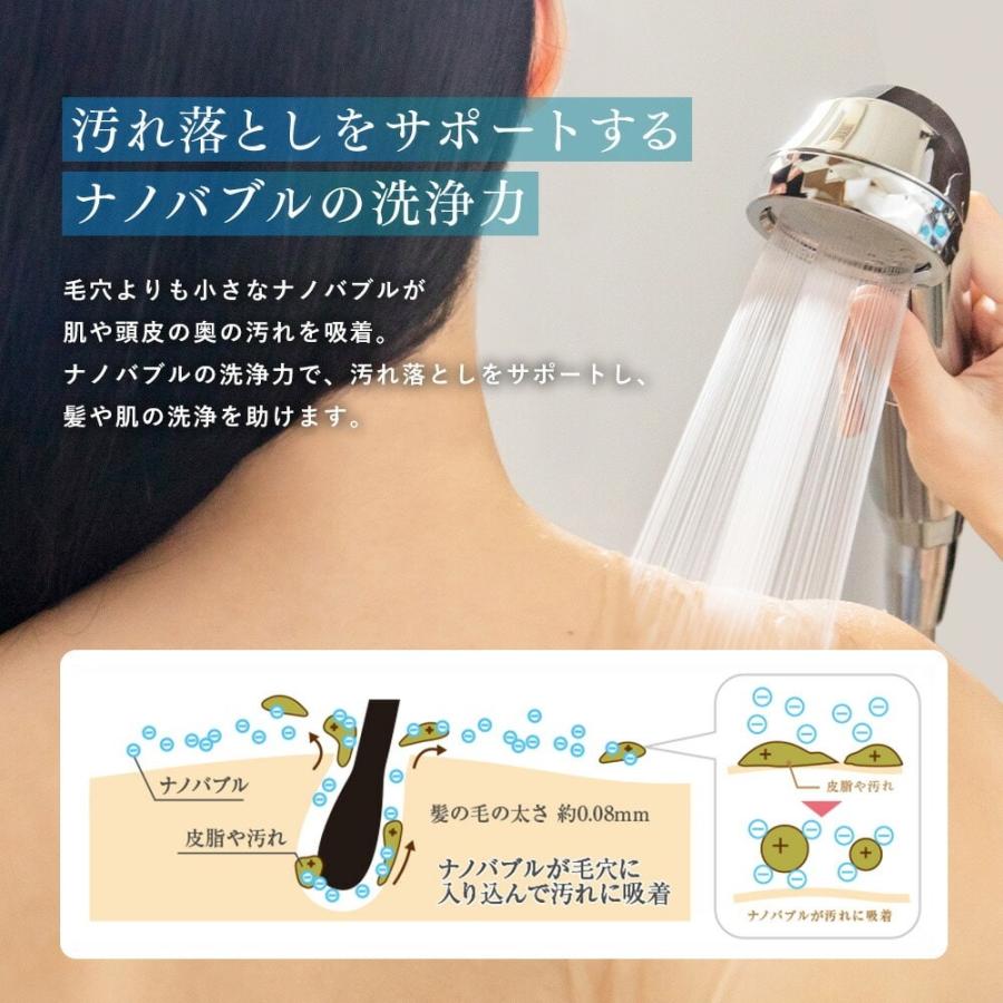 山善（YAMAZEN） × アラミック シャワーヘッド BIRAKU ナノバブル