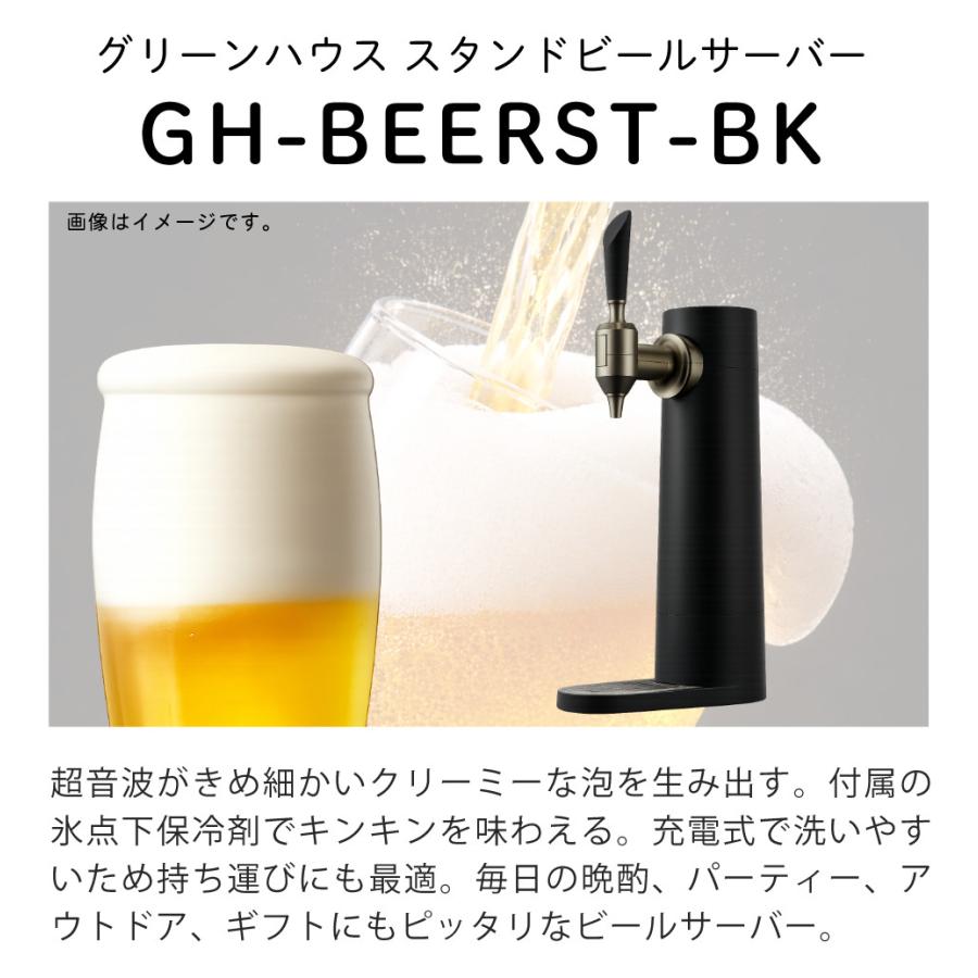 GREEN HOUSE（グリーンハウス） ビールサーバー GH-BEERST-BK ブラック