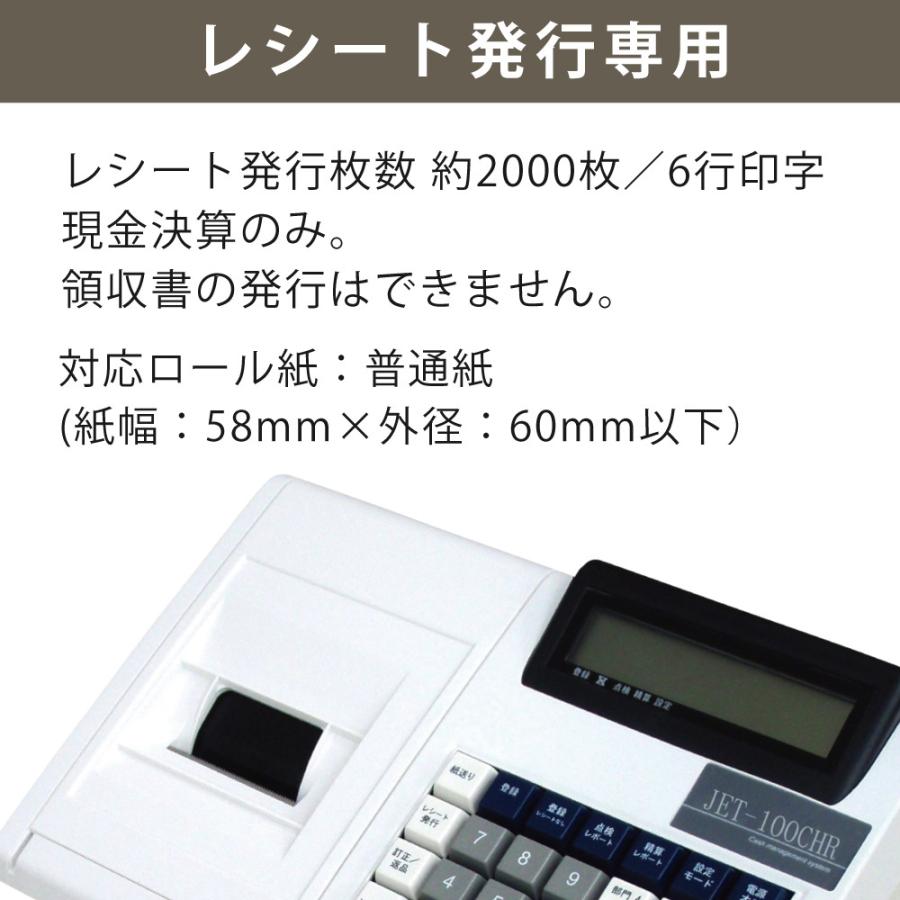 クローバー電子 レジスター 小型 JET-100CHR CL00R-4170R 電池付 2点