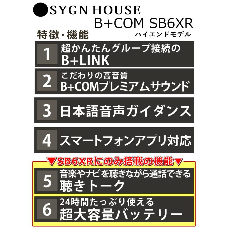 【ビビ】B+COM 6XR 保証期間付き SB6XR - SYGNHOUSE