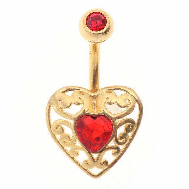 へそピアス 14g ヴィンテージ フィリグリーハート バナナバーベル ボディピアス ヘソピアス へそピ ヘソピ A1428 ボディピアスhomesliceproductions 通販 Yahoo ショッピング