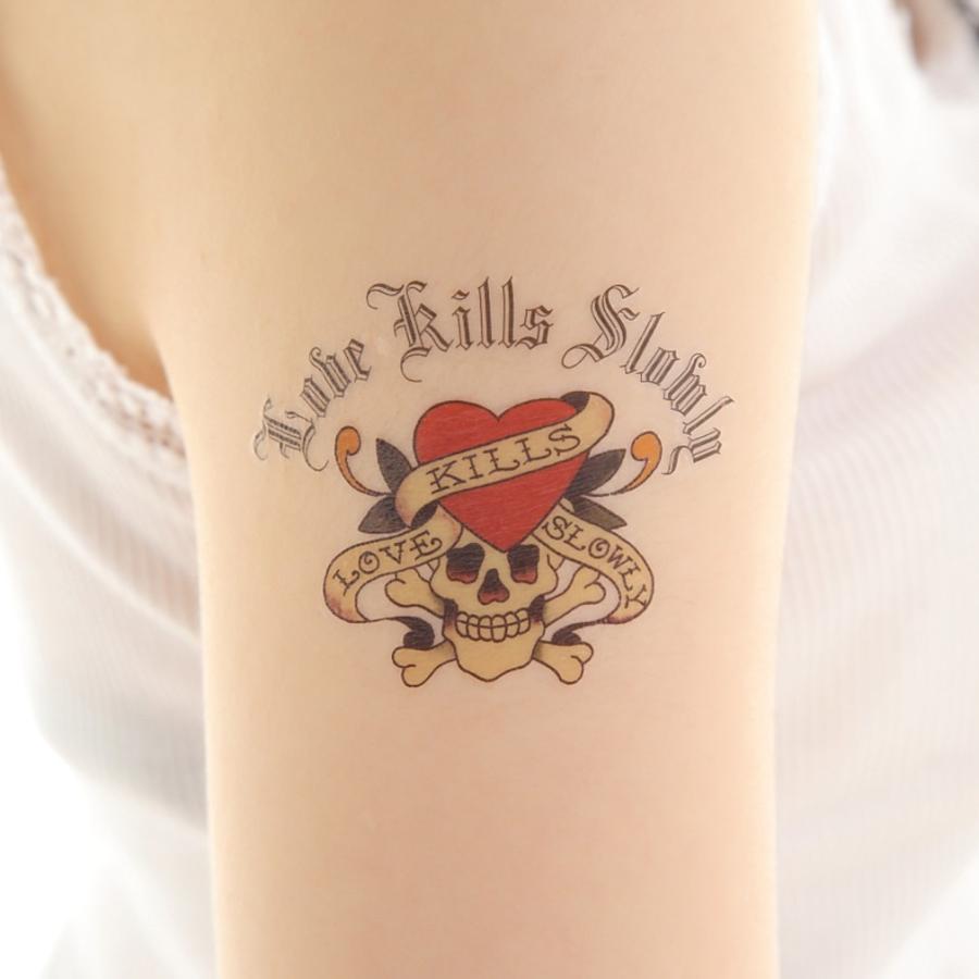 Ed Hardy エドハーディー Edhardy タトゥー シール ボディシール ステッカー スカル ラブキル イベント パーティー 人気 おすすめ Aedft 1 ボディピアスhomesliceproductions 通販 Yahoo ショッピング