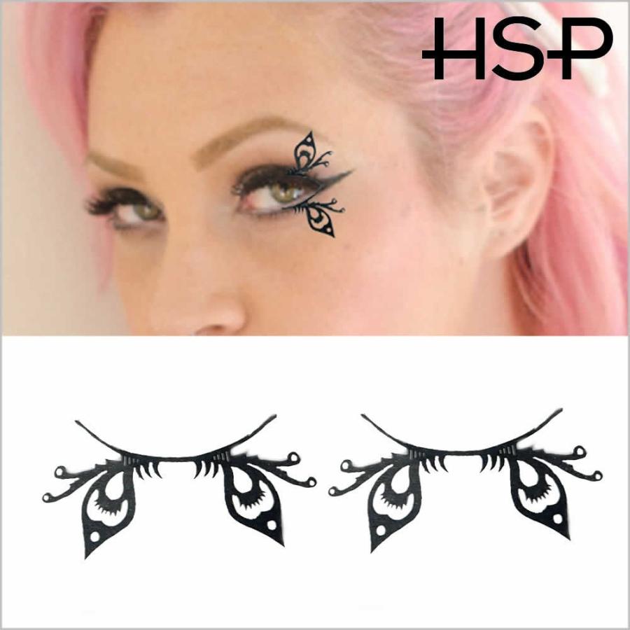 ハロウイン アイメイク つけまつげ バタフライ ハロウィン フェイス 顔 ボディーステッカー Es073 ボディピアスhomesliceproductions 通販 Yahoo ショッピング
