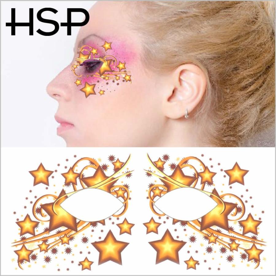 アイシャドウ タトゥシール アイメイク タトゥーシール レッドスタンプ