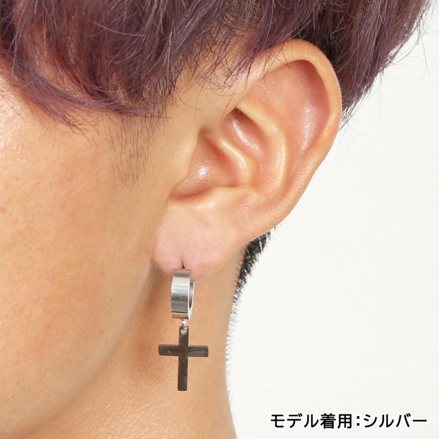 k18 ダングリングピアス クロスピアス ダイヤモンドピアス - www