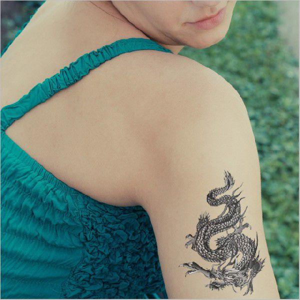 タトゥーシール ドラゴン トライバル 星 文字 蝶 花 龍 バタフライ メンズ ハロウィン Ts100 ボディピアスhomesliceproductions 通販 Yahoo ショッピング