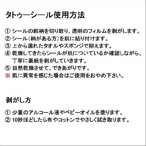 タトゥーシール ミックスエンジェルウィング 星 文字 蝶 花 龍 バタフライ メンズ ハロウィン｜homeslicepro｜04