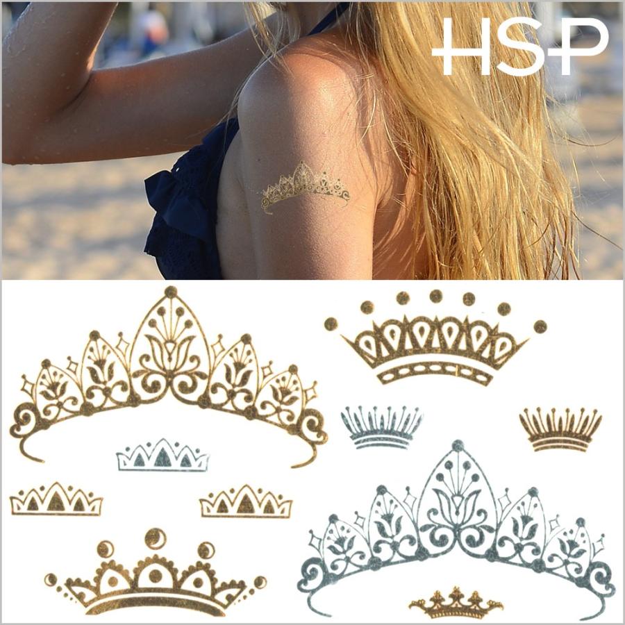 タトゥーシール ゴールド シルバー 2枚セット プリンセスティアラ 星 文字 蝶 花 龍 バタフライ メンズ ハロウィン Ts365 ボディピアスhomesliceproductions 通販 Yahoo ショッピング