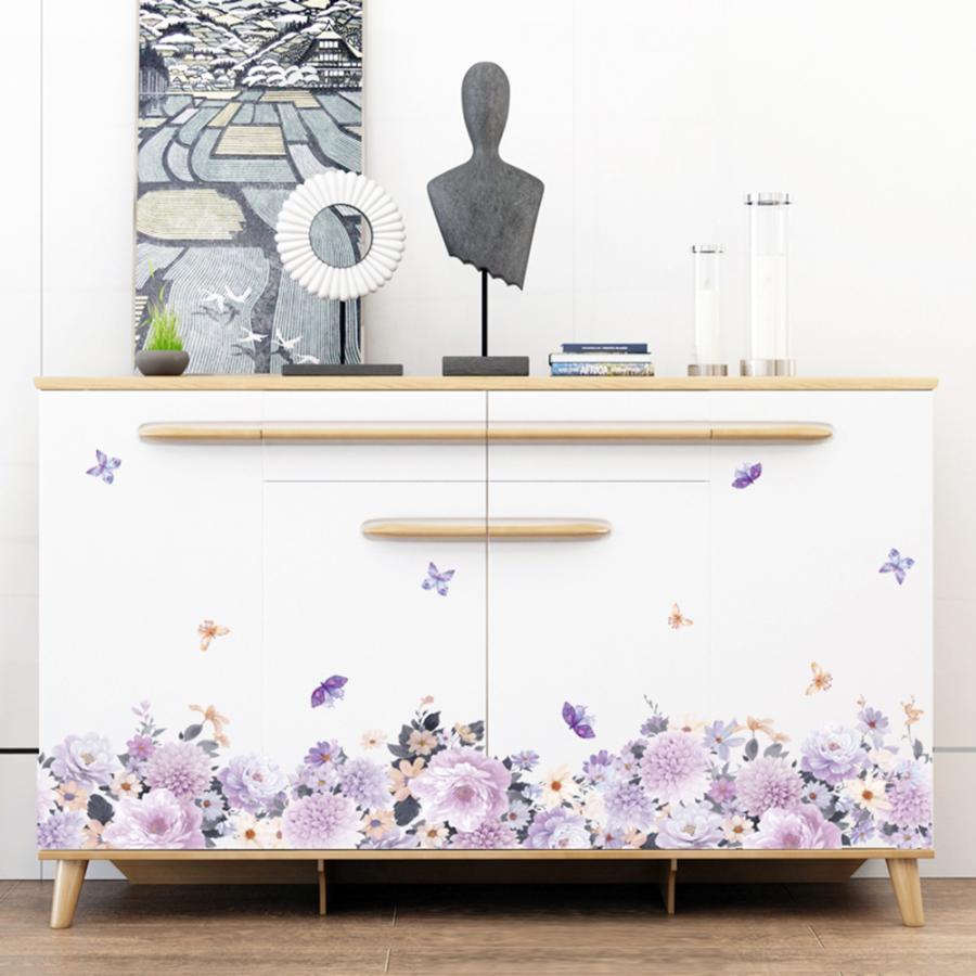 Takarafune ウォールステッカー花 ぼたんの花 紫 蝶 ぼたん 花畑インテリア キッチン リビング 店舗装飾 剥がせる おしゃれ シール 壁紙 ウォールシール 0199 三茶deらいふ 通販 Yahoo ショッピング