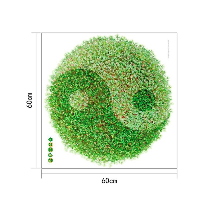 ウォールステッカー 植物 太極図 風水 壁シール Wall Sticker ウォールペーパー 壁紙 北欧 グリーン Takarafune 店舗装飾 Sc0013 Sancyadelife 通販 Yahoo ショッピング