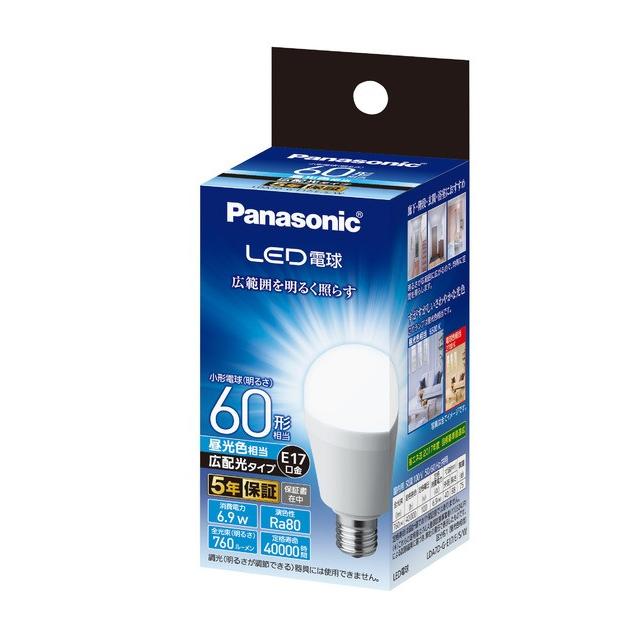 新品未使用品6個セット☆パナソニック LED電球 E17 60形 昼光色 昼白色 Amazon | パナソニック ミニクリプトン型 LED電球 E17口金 電球60形