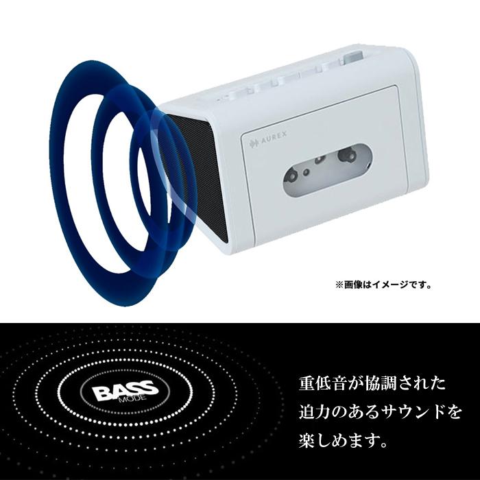 TOSHIBA（東芝） 送料無料 AUREX カセット付き Bluetoothスピーカー AX