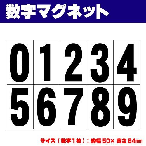 工事看板用 数字マグネットシート 工事用標識 立て看板 安全看板 工事