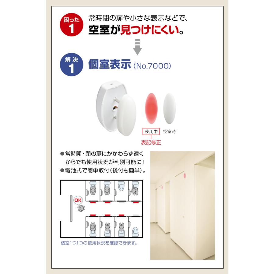 BEST LED個室トイレ表示灯オプション No.7000-2 セパレート BEST LED個室トイレ表示灯オプション No.7000-2 セパレート