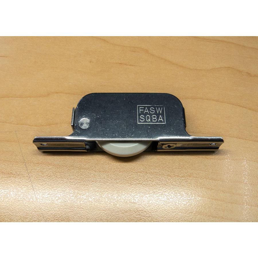 防音調整V型戸車 ベアリング入 30mm ステンレス枠A型 FASW-SQBA 防音調整V型戸車 ベアリング入 30mm ステンレス枠A型 FASW-SQBA