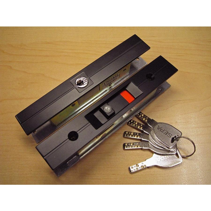 HINAKA GA-900DX-BK 引違戸 取替錠 日中製作所 ブラック 【即日 HINAKA GA-900DX-BK 引違戸 取替錠 日中製作所 ブラック 【即日