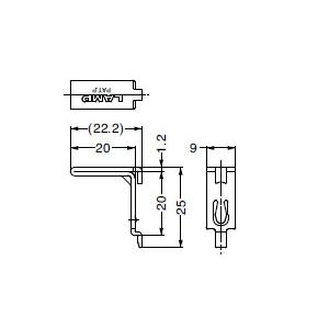ランプ スガツネ工業 SPE-FB20S SPE棚柱用 棚受 HL 即日発送 120-020