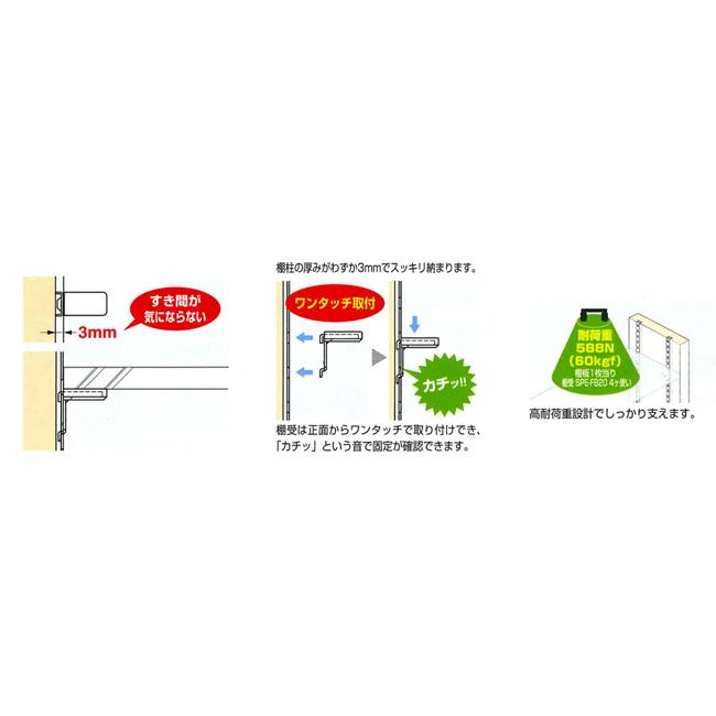 ランプ　スガツネ工業　SPE-FB20S 　SPE棚柱用　棚受　HL　即日発送　120-020-903《C-02-14》｜homewareshop-kugisei｜04