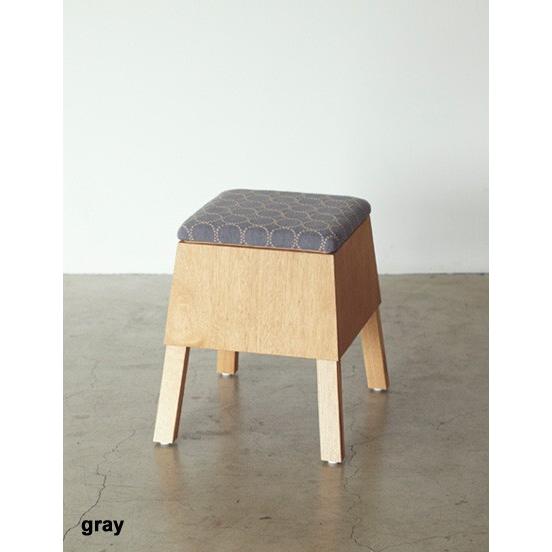 ミナペルホネン タンバリン dop グレー 折りたたみ式 ハイスツール