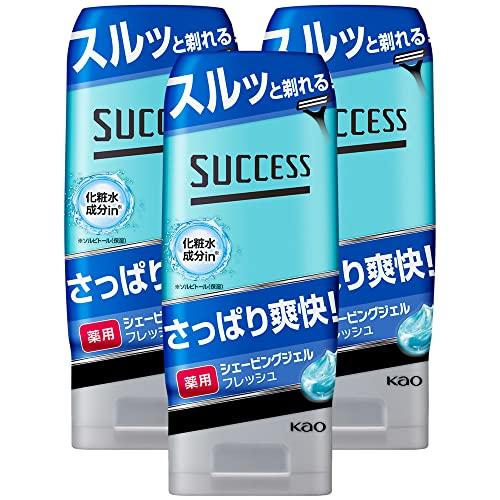 サクセス 【まとめ買い】薬用シェービングジェル フレッシュタイプ 180g×3個セ の商品画像