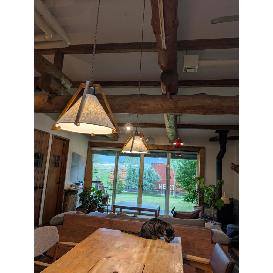 照明 おしゃれ ペンダントライト １灯用 conte LED 天井照明 布製ランプ |  | 10