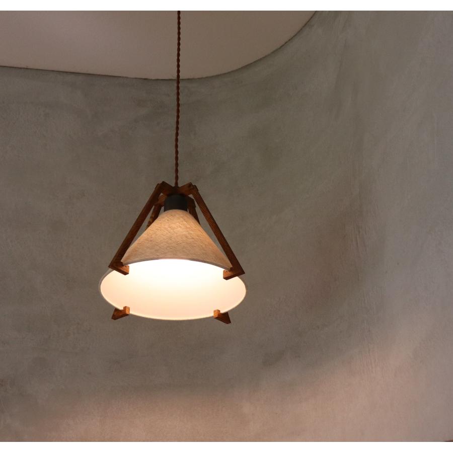 照明 おしゃれ ペンダントライト １灯用 conte LED 天井照明 布製ランプ |  | 04