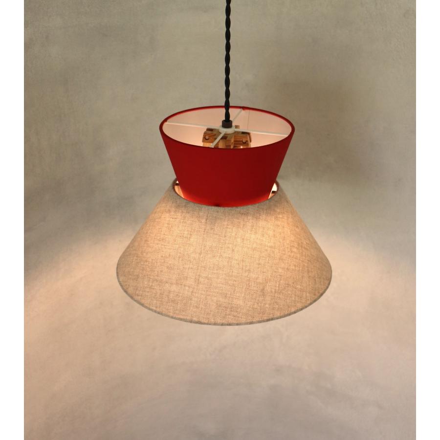 照明 おしゃれ ペンダントライト １灯用 fores LED 天井照明 布製ランプ | 