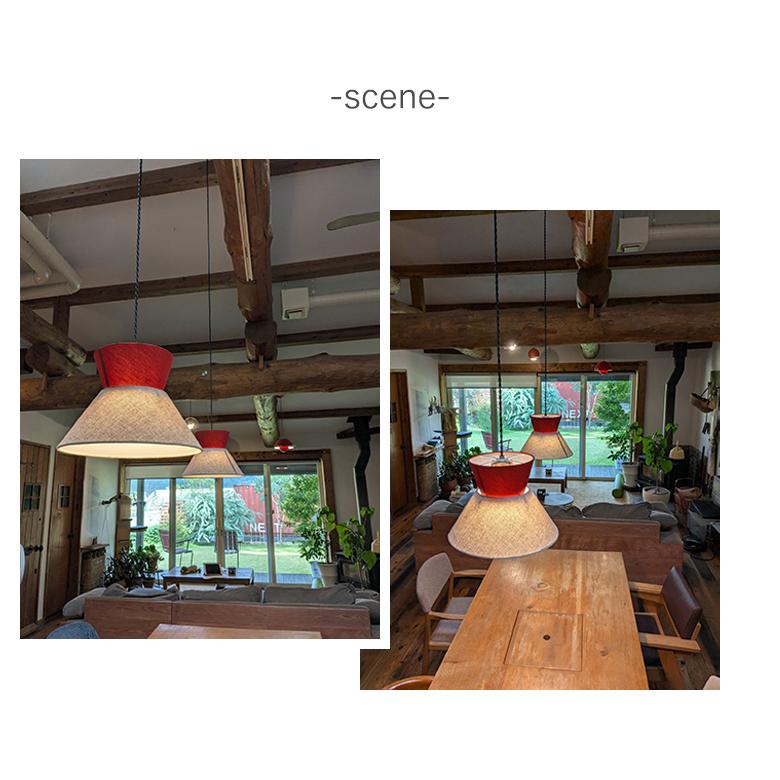 照明 おしゃれ ペンダントライト １灯用 fores LED 天井照明 布製ランプ |  | 02